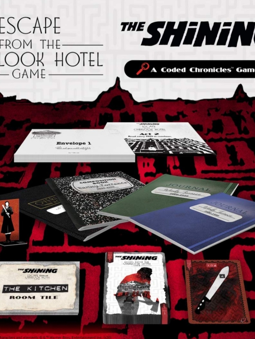 The Shining:Escape From The Overlook Hotel Coded Chronicles Board Game Complete